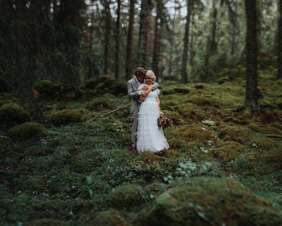 Bröllopsfotograf Kvarnkulla Trädgård Östergötland