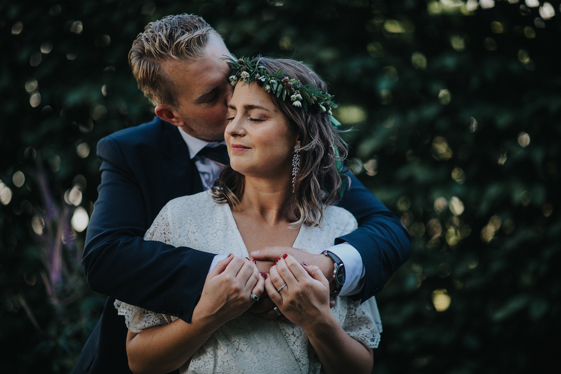 Bröllopsfotograf Göteborg Trädgårdsbröllop